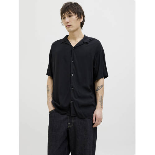JACK & JONES ESSENTIALS casual overhemd zwart afbeelding