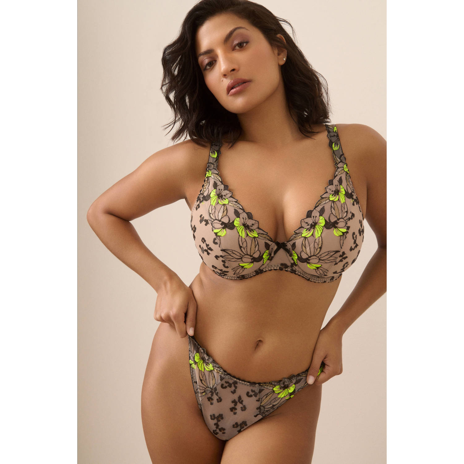 PrimaDonna Twist voorgevormde beugelbh Manali beige zwart