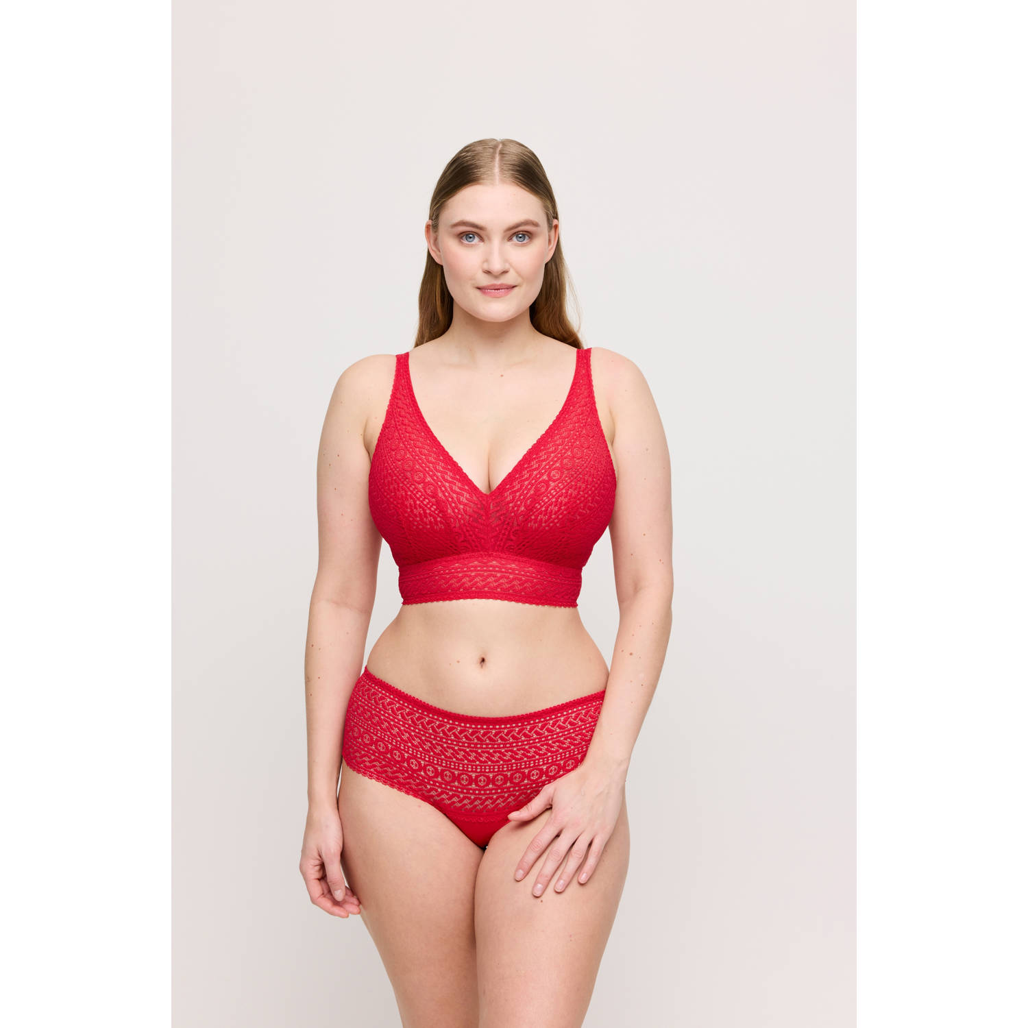 PrimaDonna niet-voorgevormde bralette Montara rood