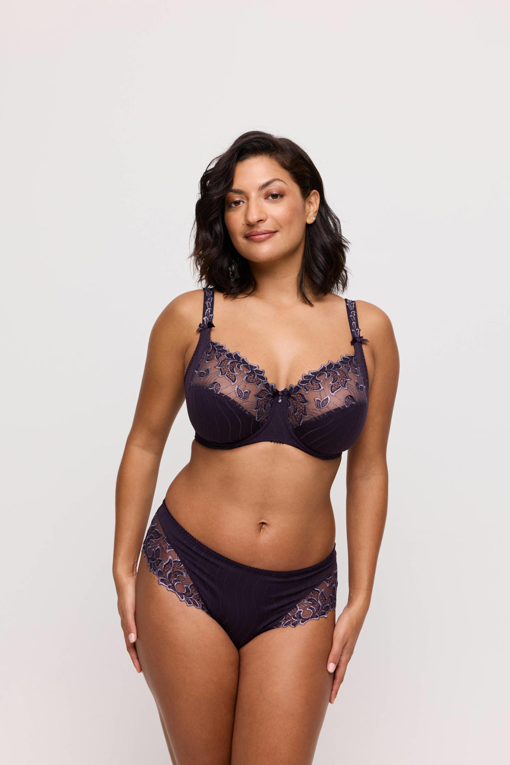 PrimaDonna Twist niet-voorgevormde beugelbh Deauville aubergine