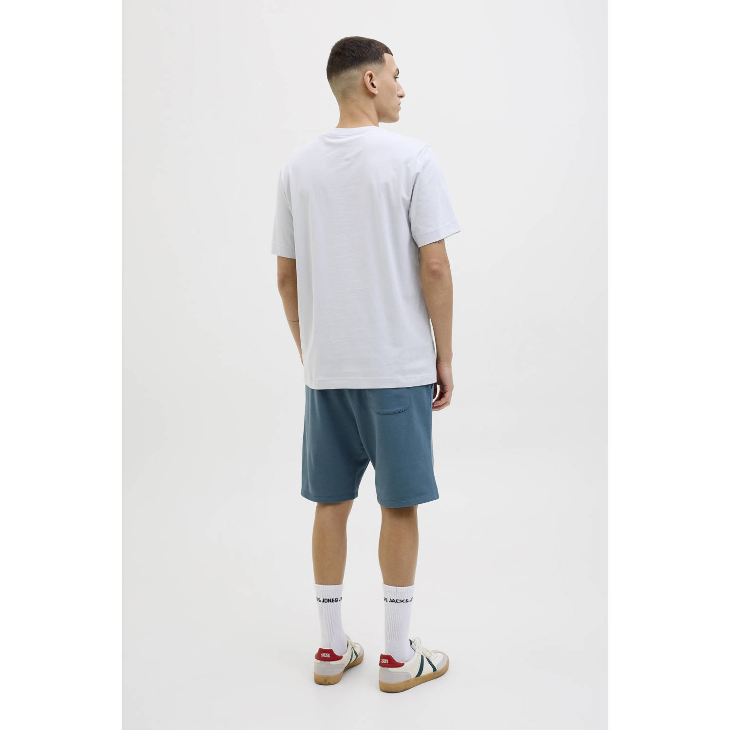 JACK & JONES PANTS STUDIO regular fit sweatshort JPSTGORDON petrol