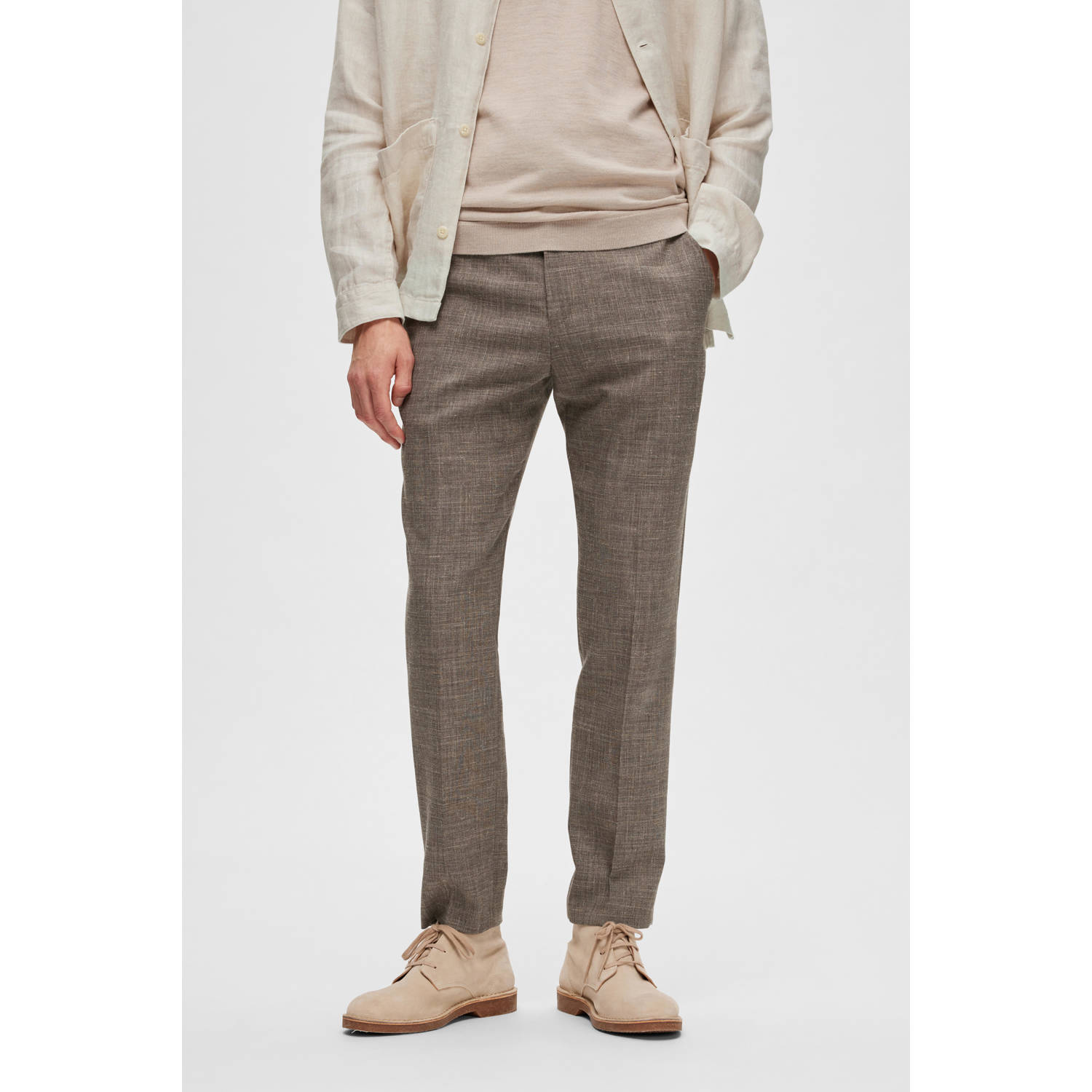 SELECTED HOMME slim pantalon taupe