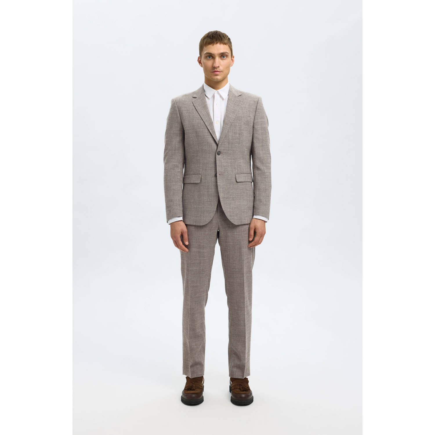 SELECTED HOMME slim pantalon taupe