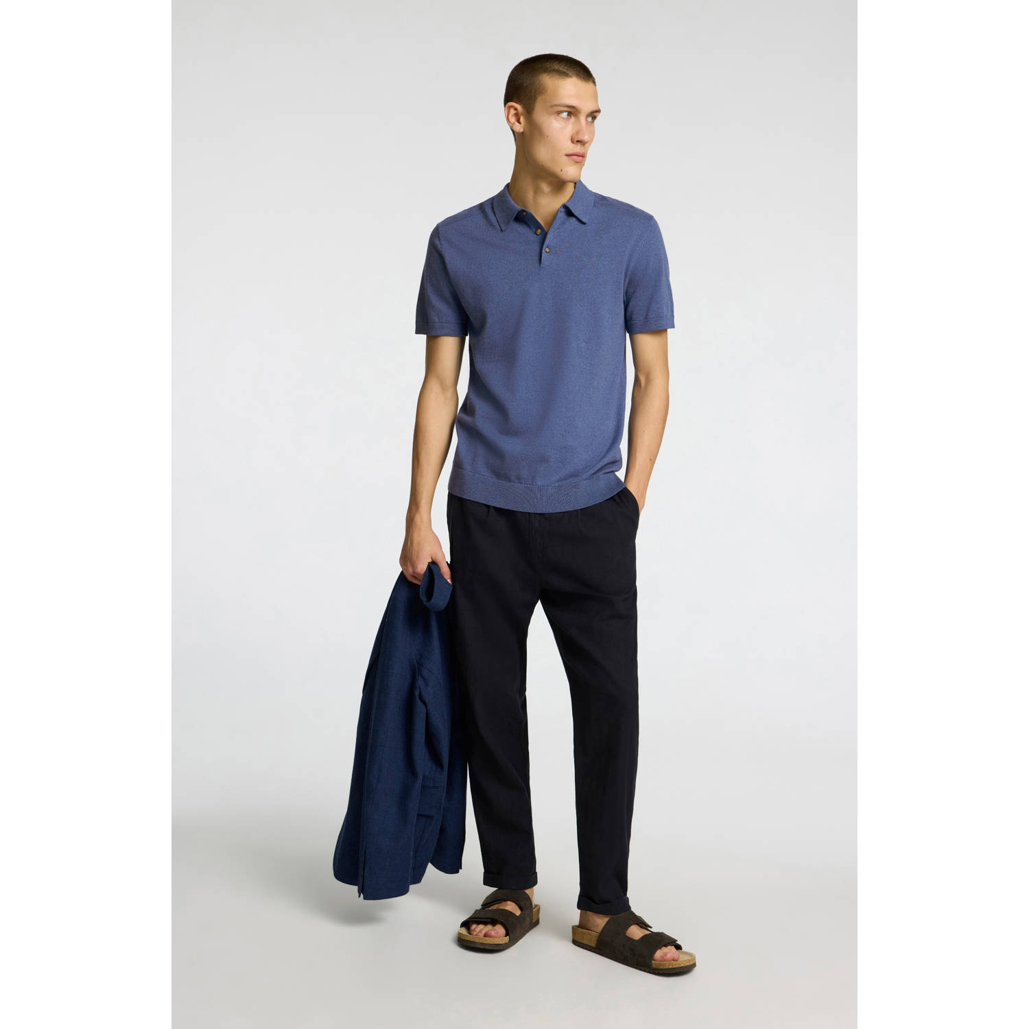 SELECTED HOMME regular fit polo SLHBERG oceana
