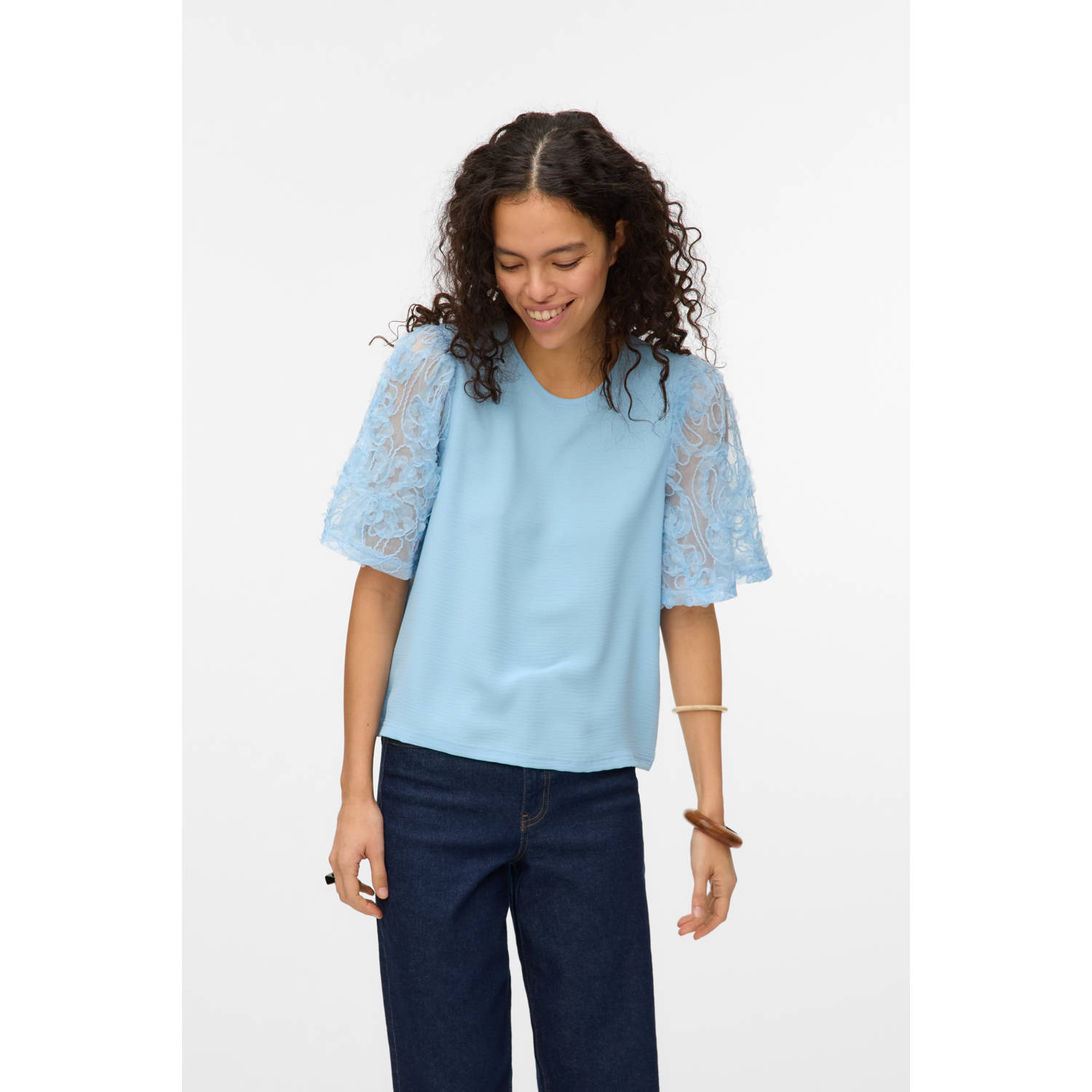 VERO MODA top lichtblauw