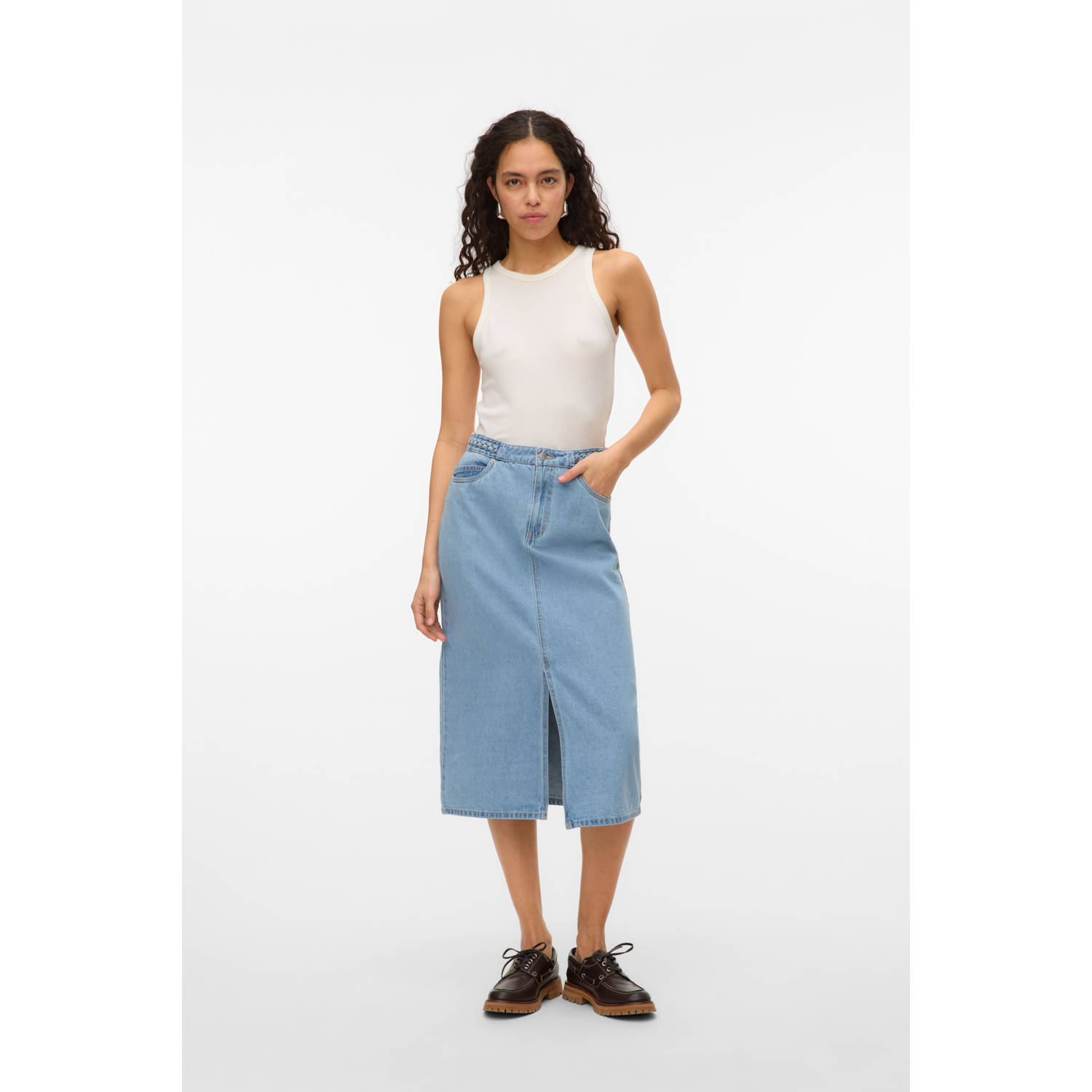 VERO MODA spijkerrok medium blue denim