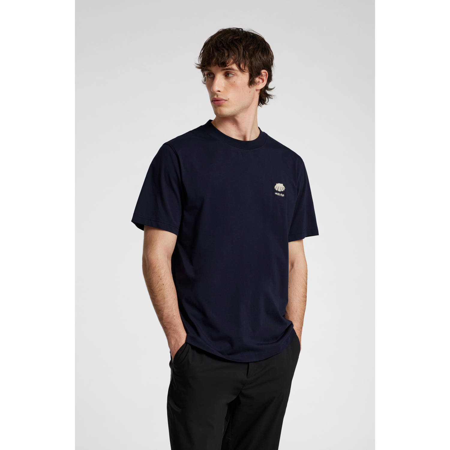 SELECTED HOMME T-shirt donkerblauw
