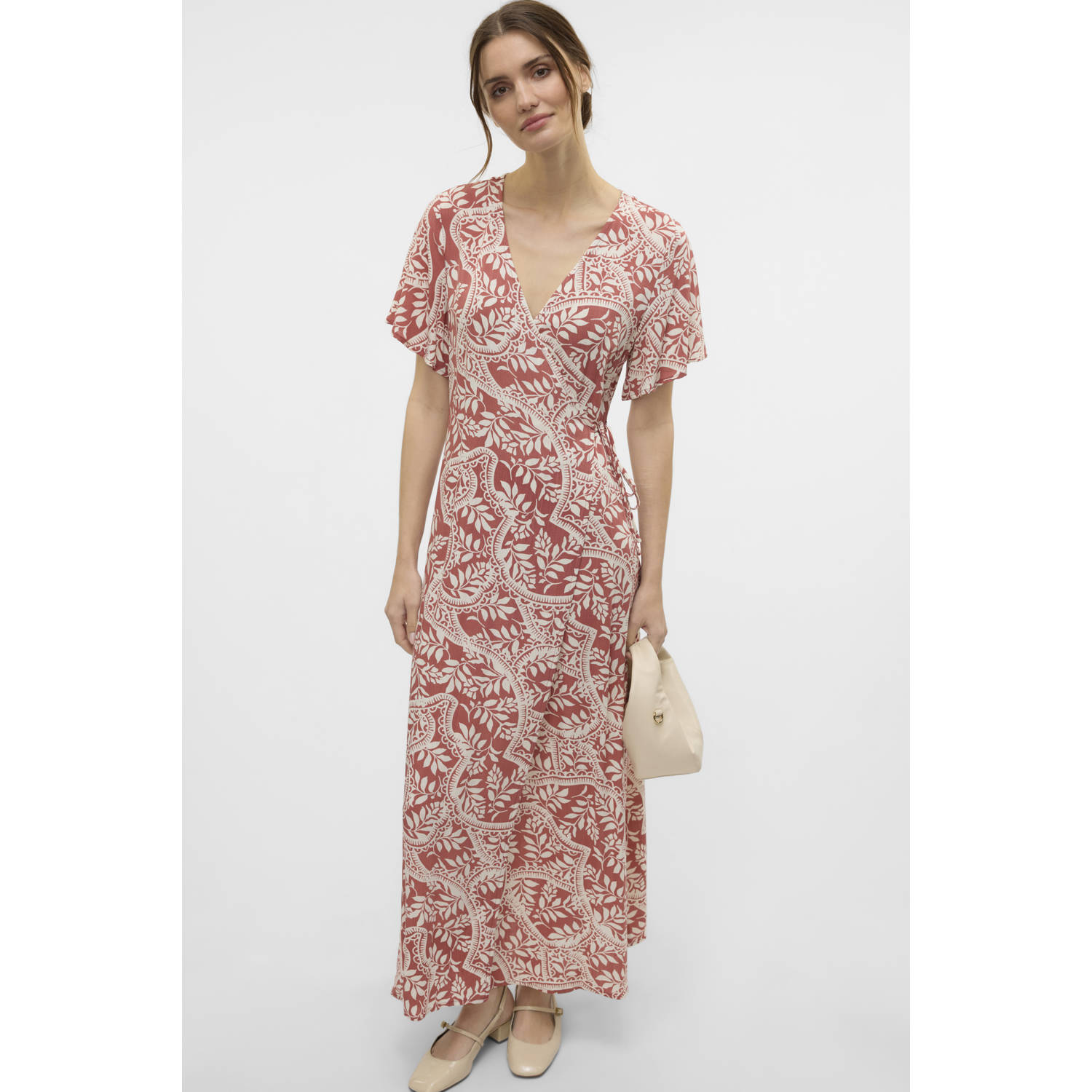 VERO MODA maxi jurk rood
