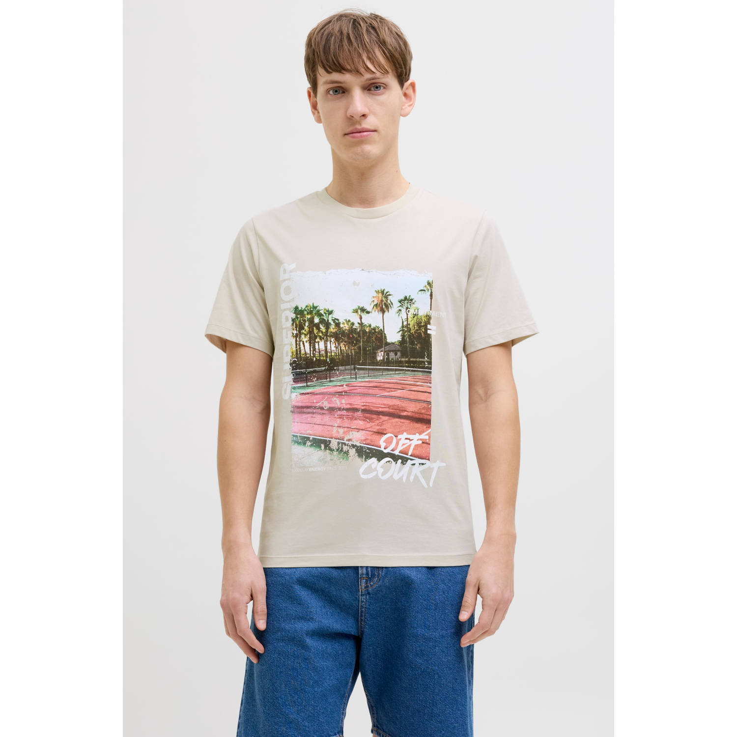 JJ REBEL T-shirt beige