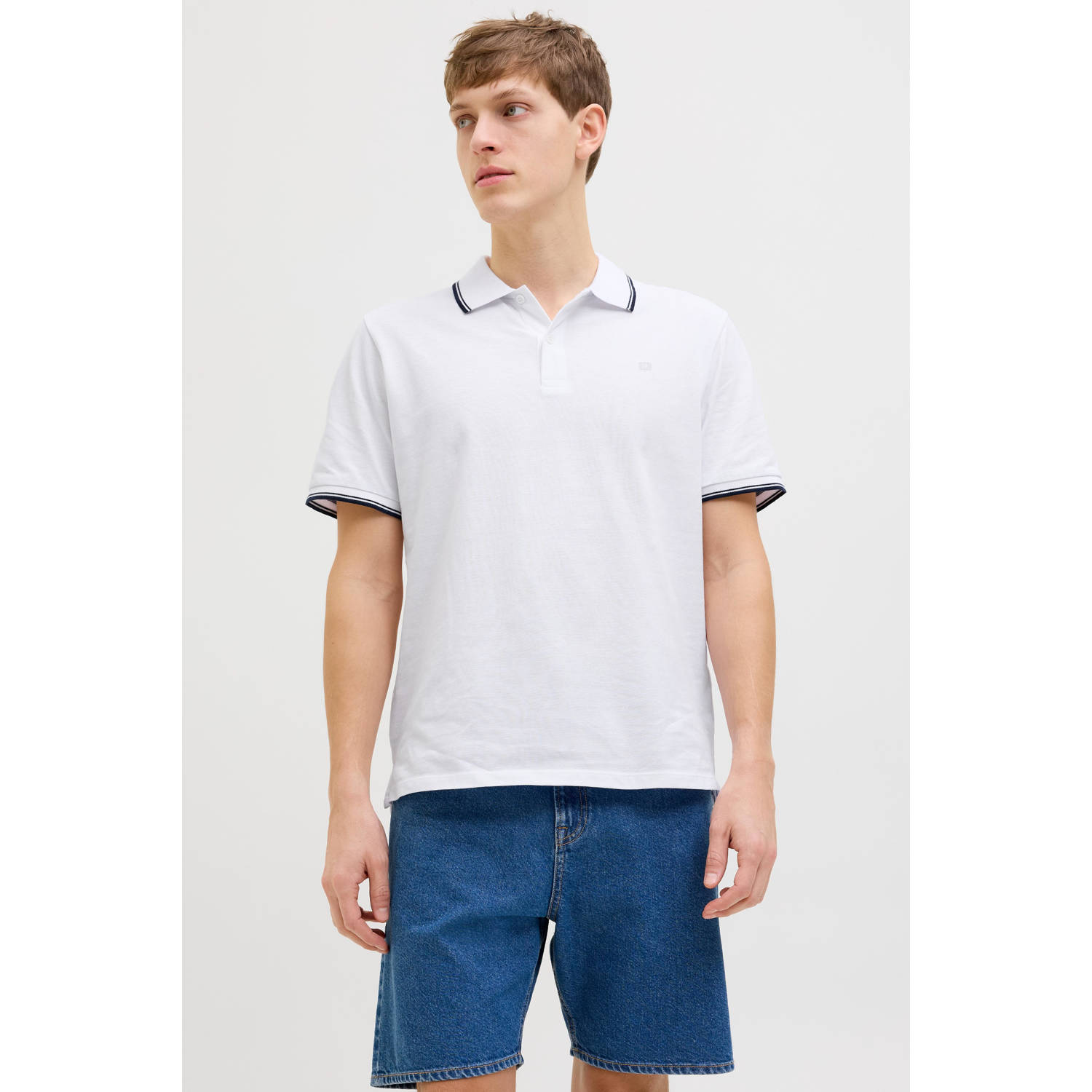 JJ REBEL regular polo wit