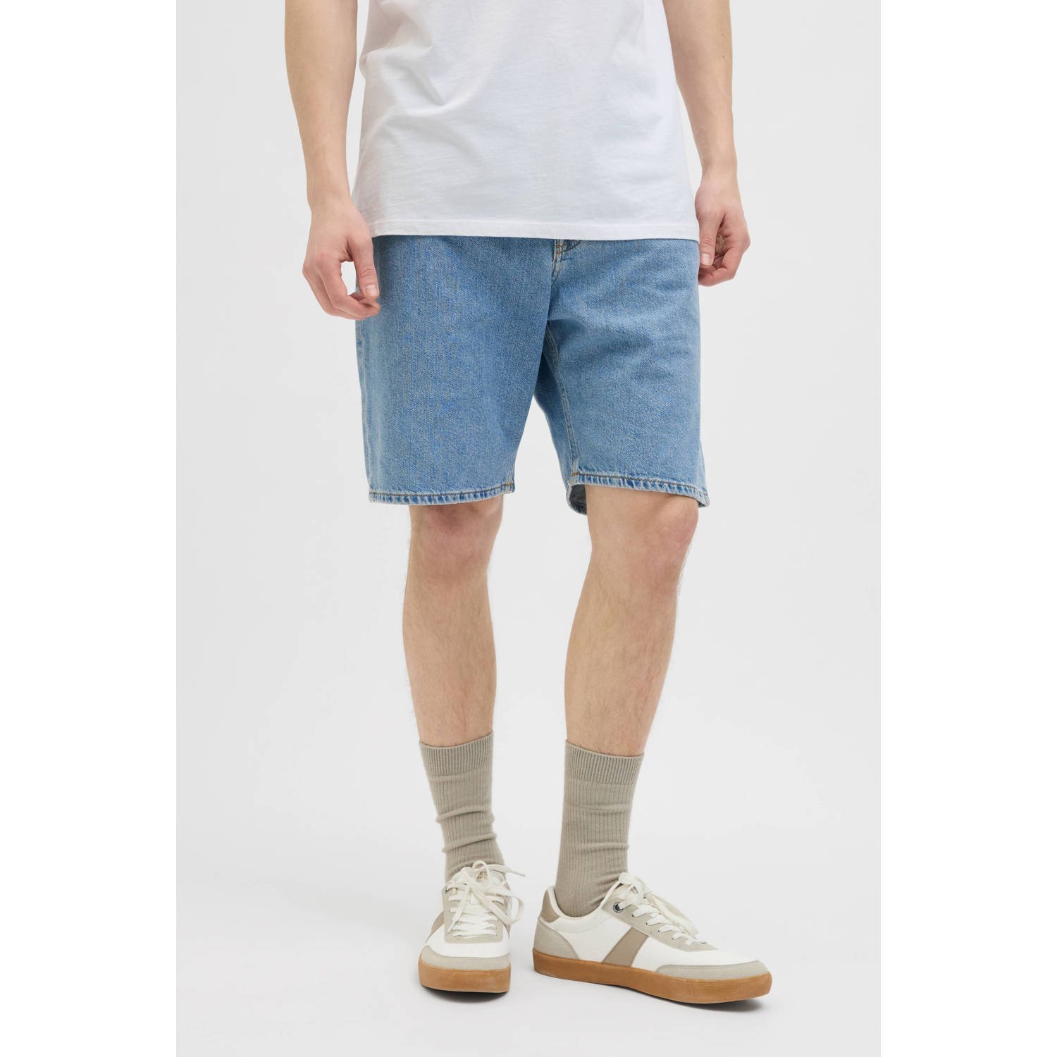JJ REBEL loose denim short blauw