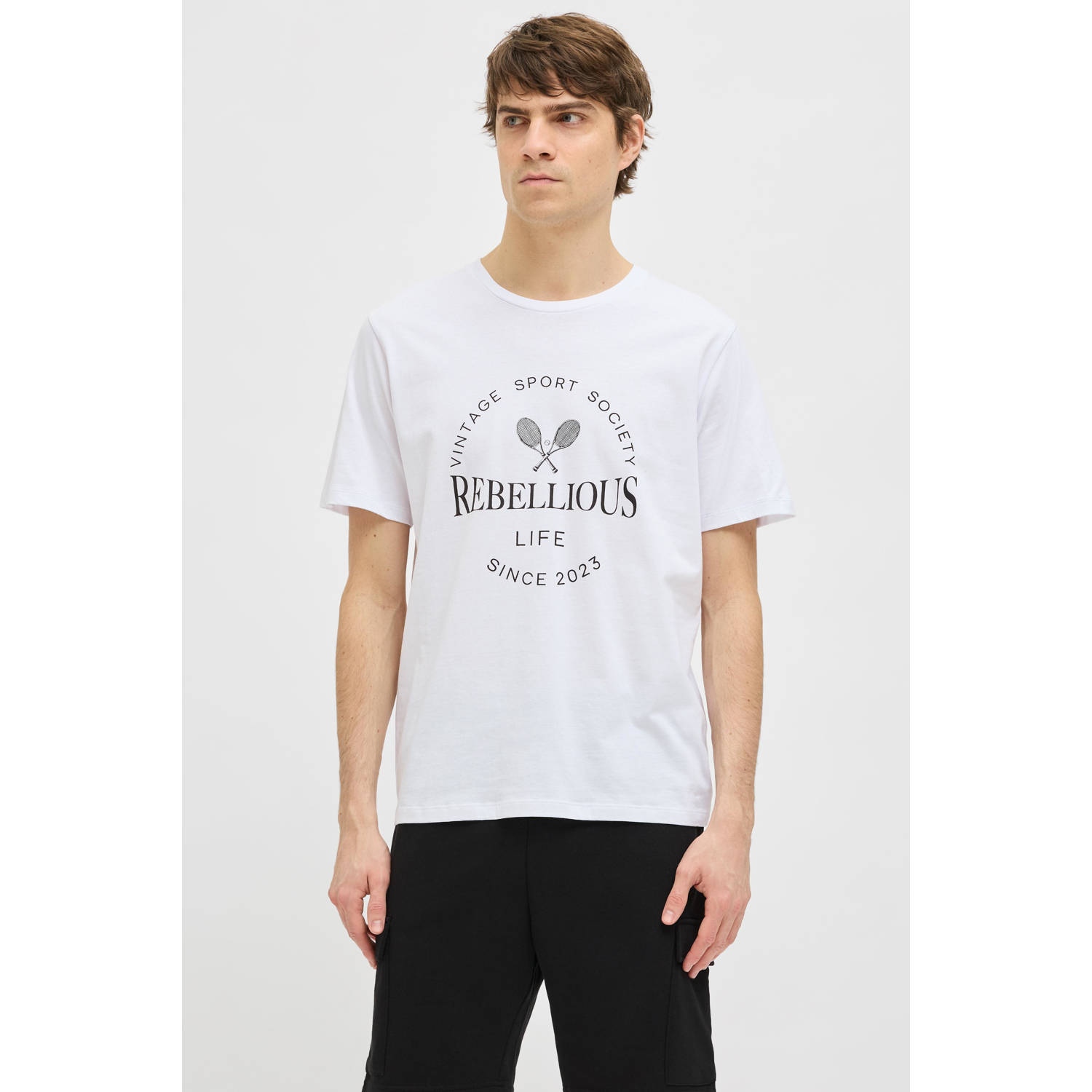 JJ REBEL T-shirt wit