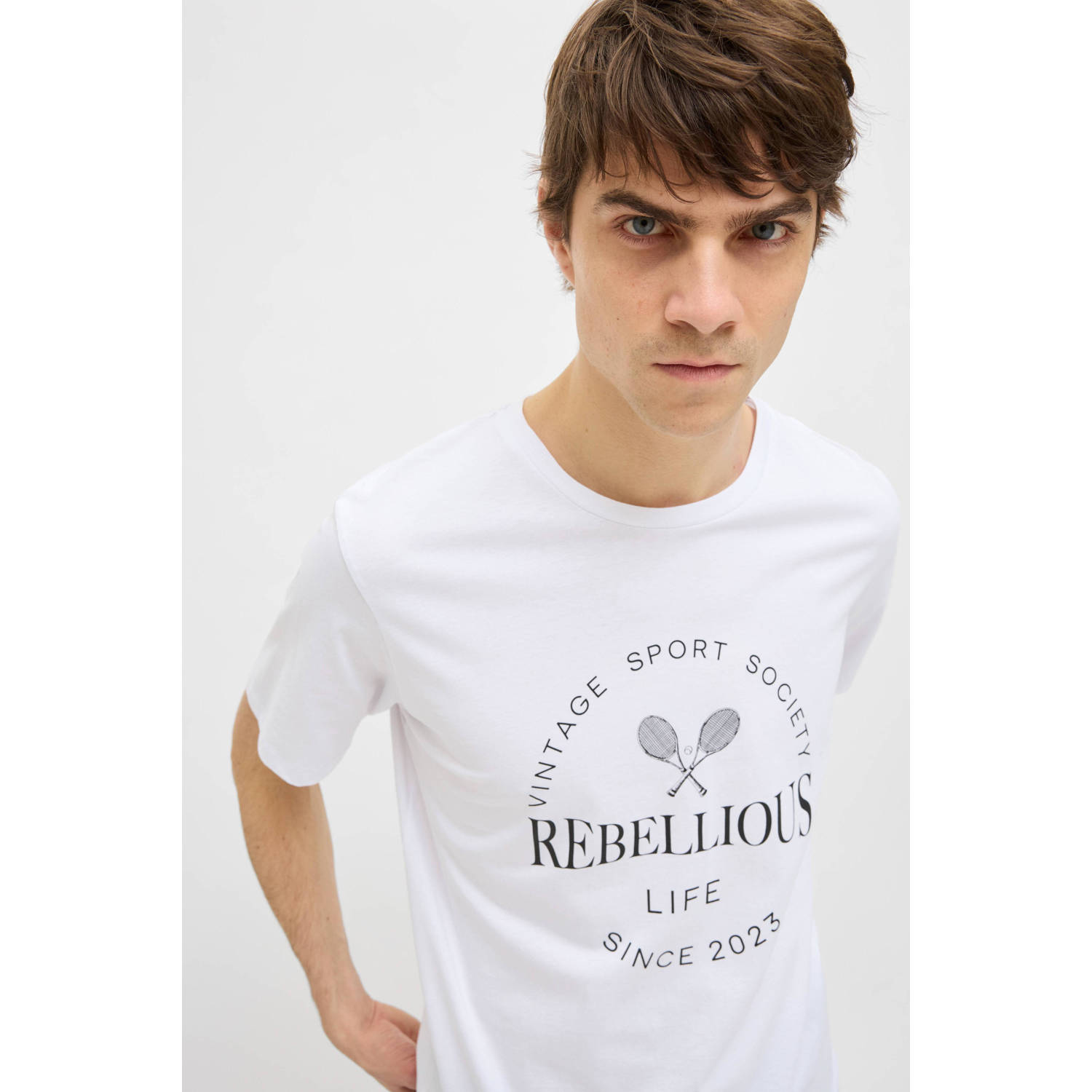 JJ REBEL T-shirt wit