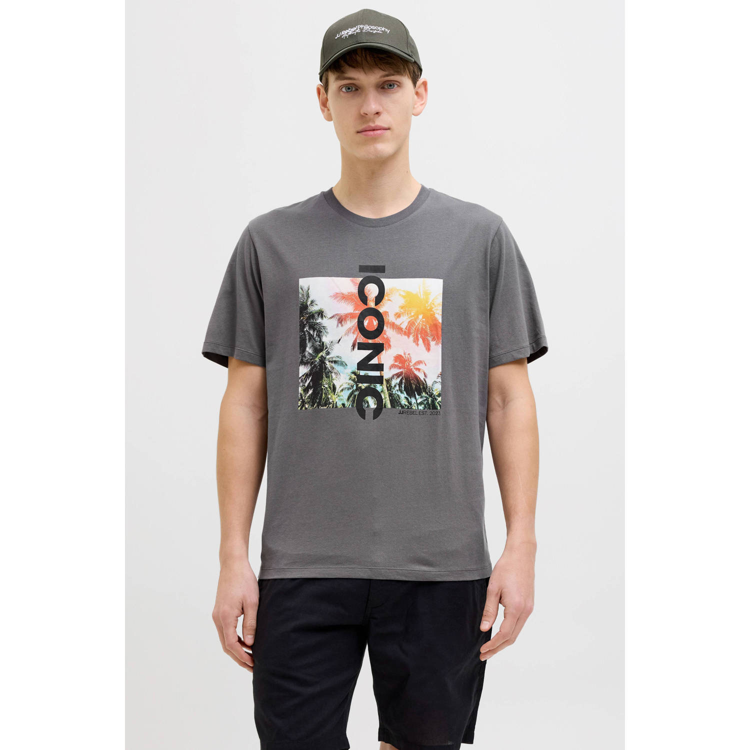 JJ REBEL T-shirt grijs