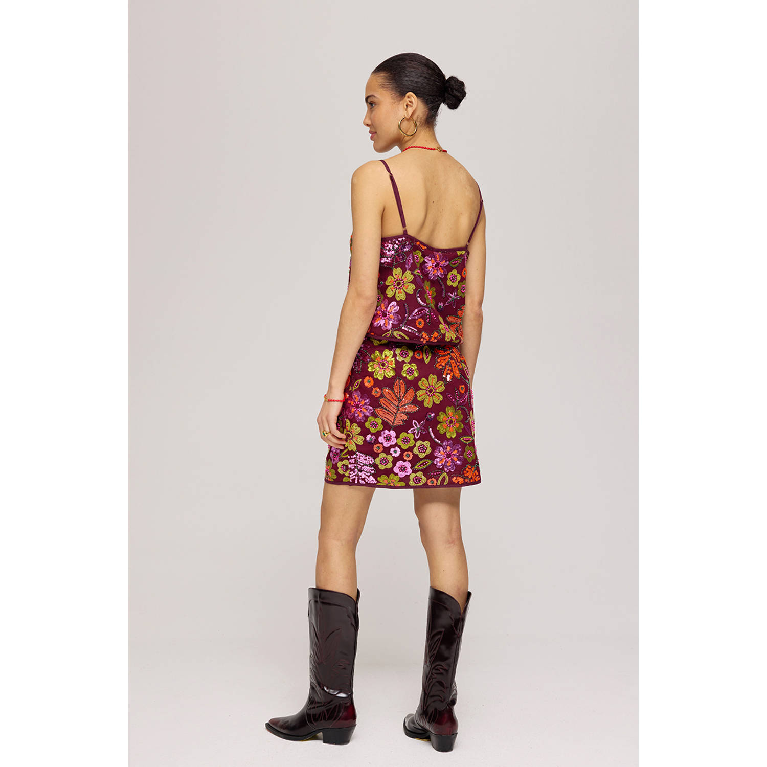 HARPER & YVE glitter top multi met pailletten