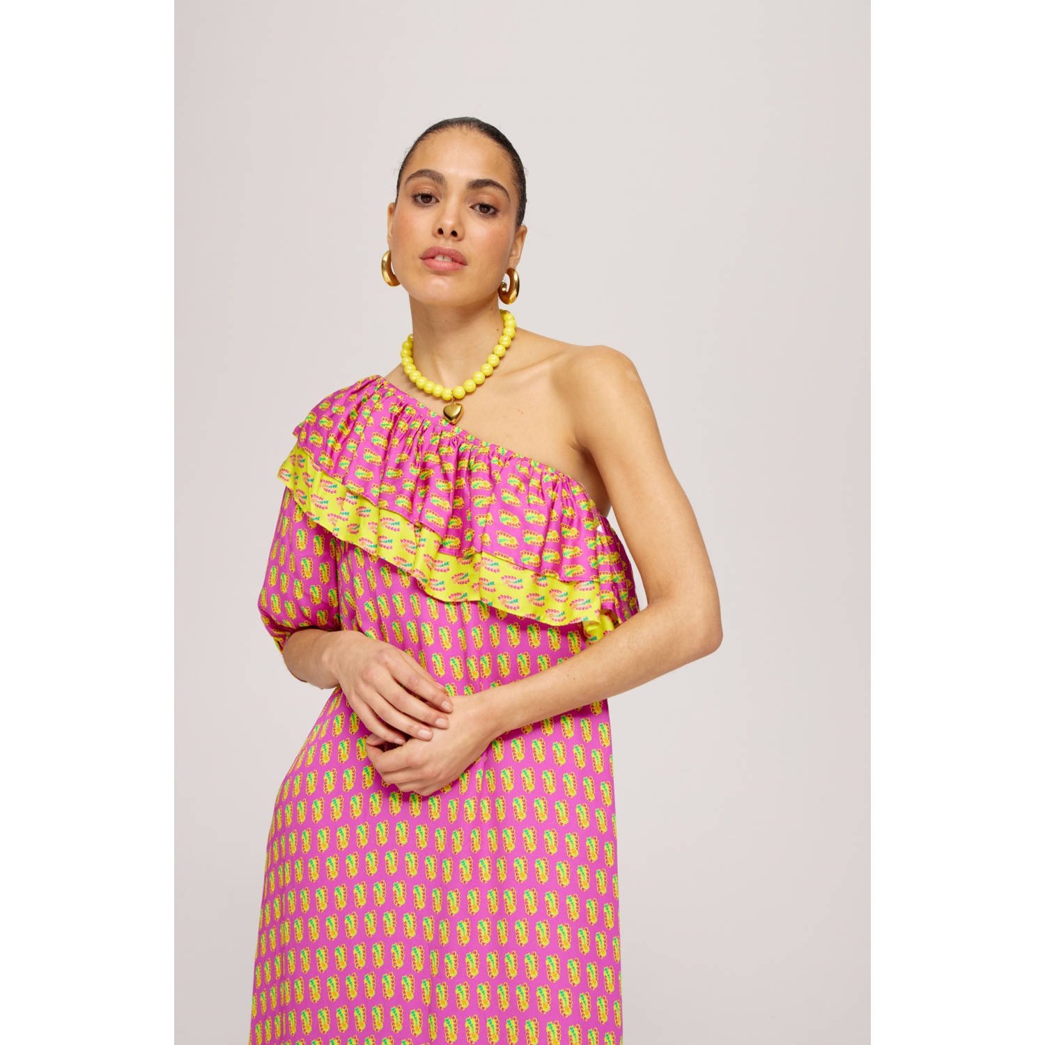 HARPER & YVE maxi jurk roze