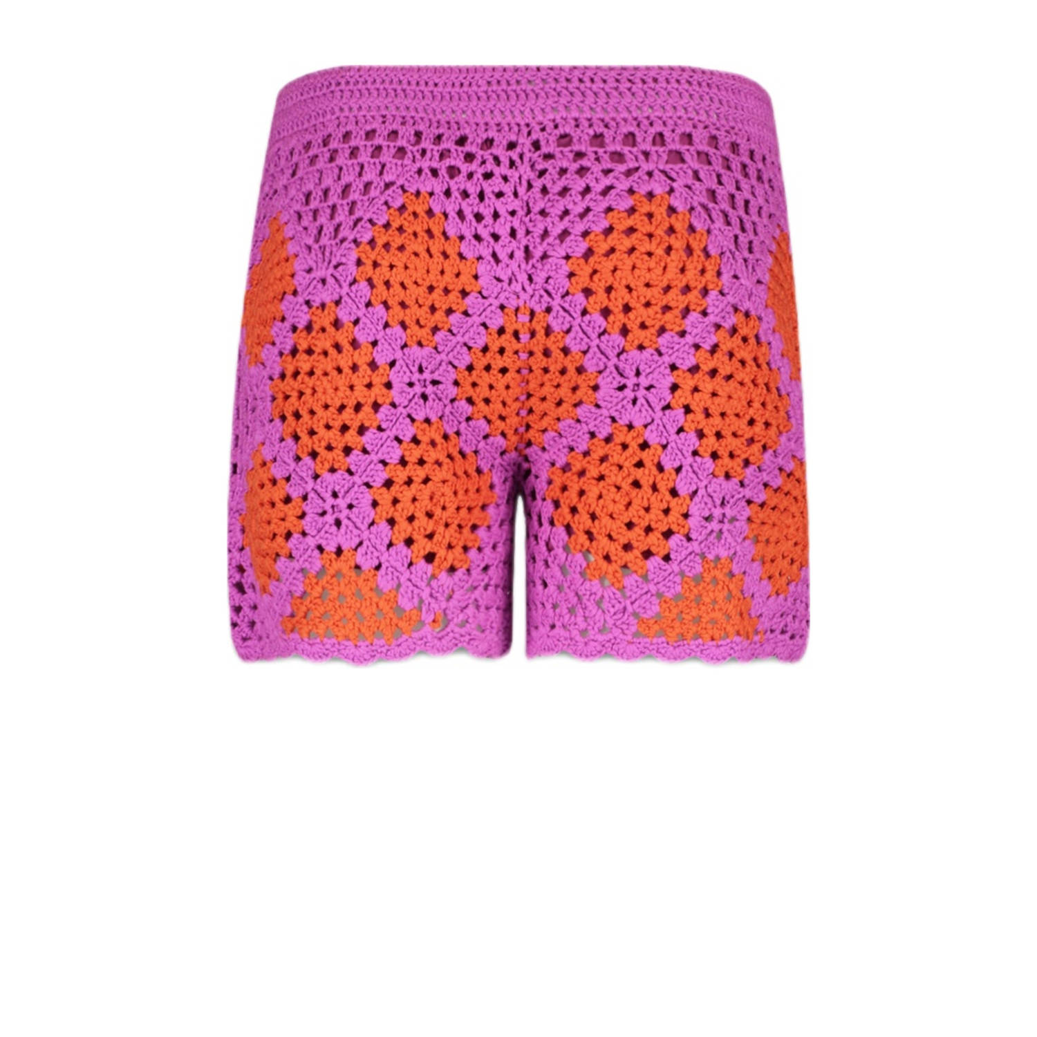 HARPER & YVE slim regular waist casual short paars