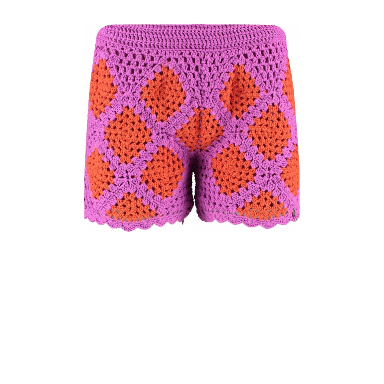 HARPER & YVE slim regular waist casual short paars