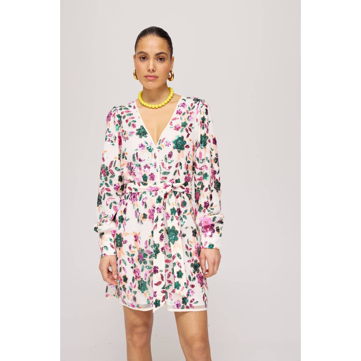HARPER & YVE korte jurk met pailletten multi