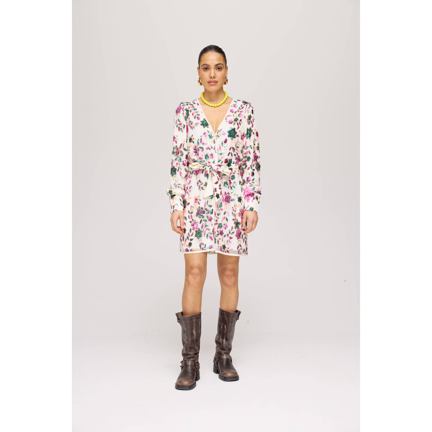 HARPER & YVE korte jurk met pailletten multi