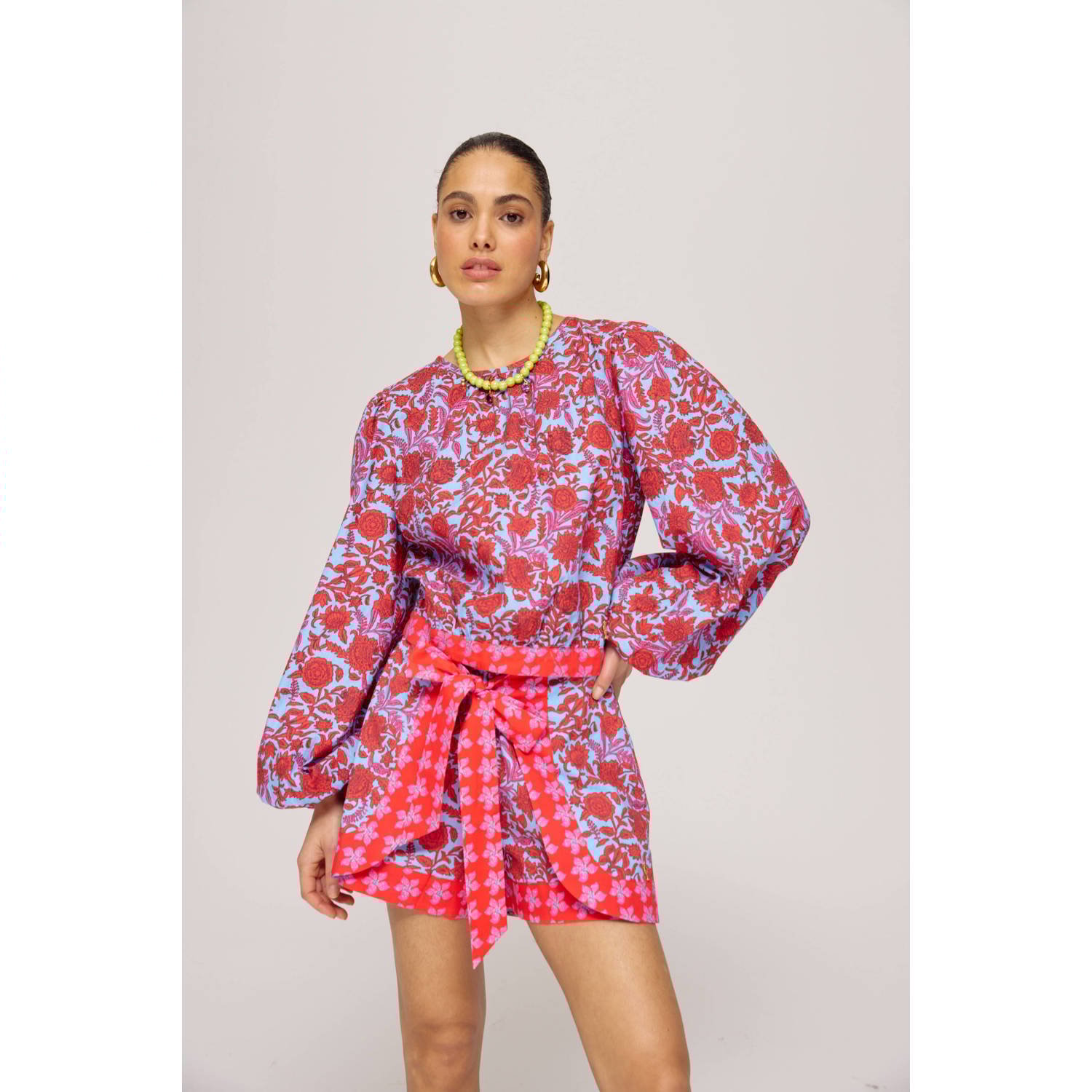 HARPER & YVE straight regular waist casual short multi