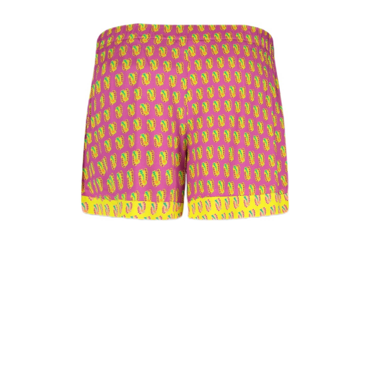 HARPER & YVE straight regular waist casual short geel