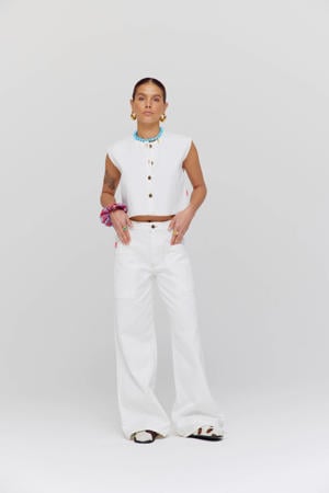 wide leg jeans ecru