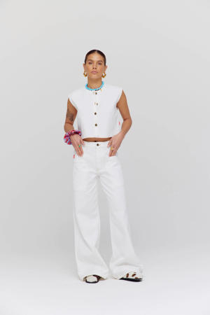 wide leg jeans ecru
