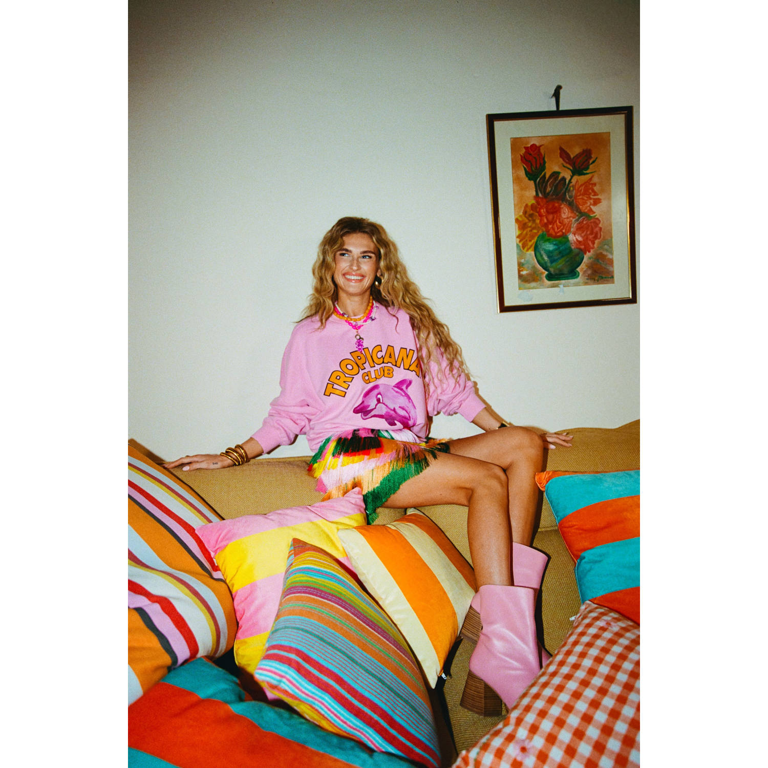HARPER & YVE X Tessa sweater roze