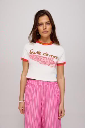 cropped top ecru