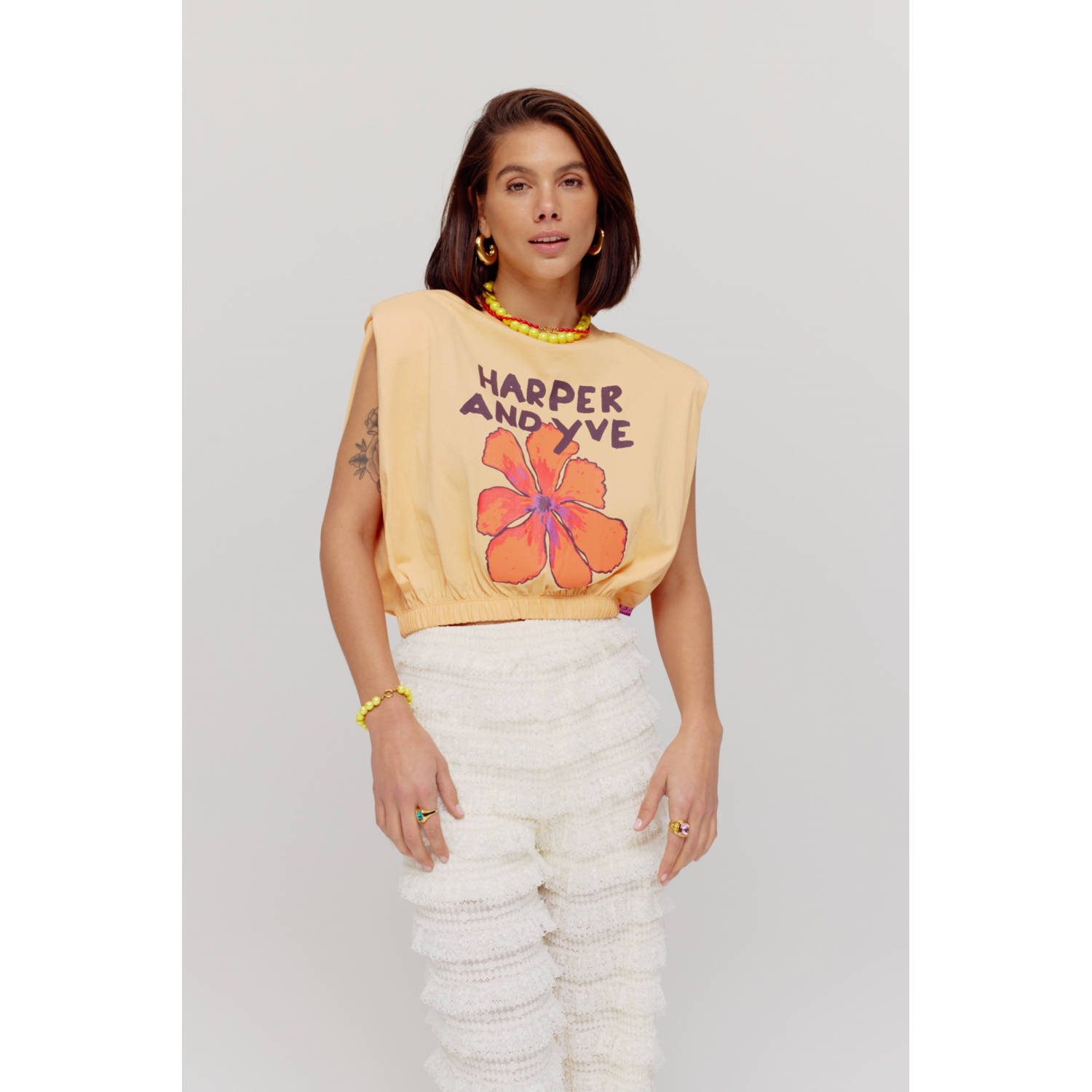 HARPER & YVE top oranje
