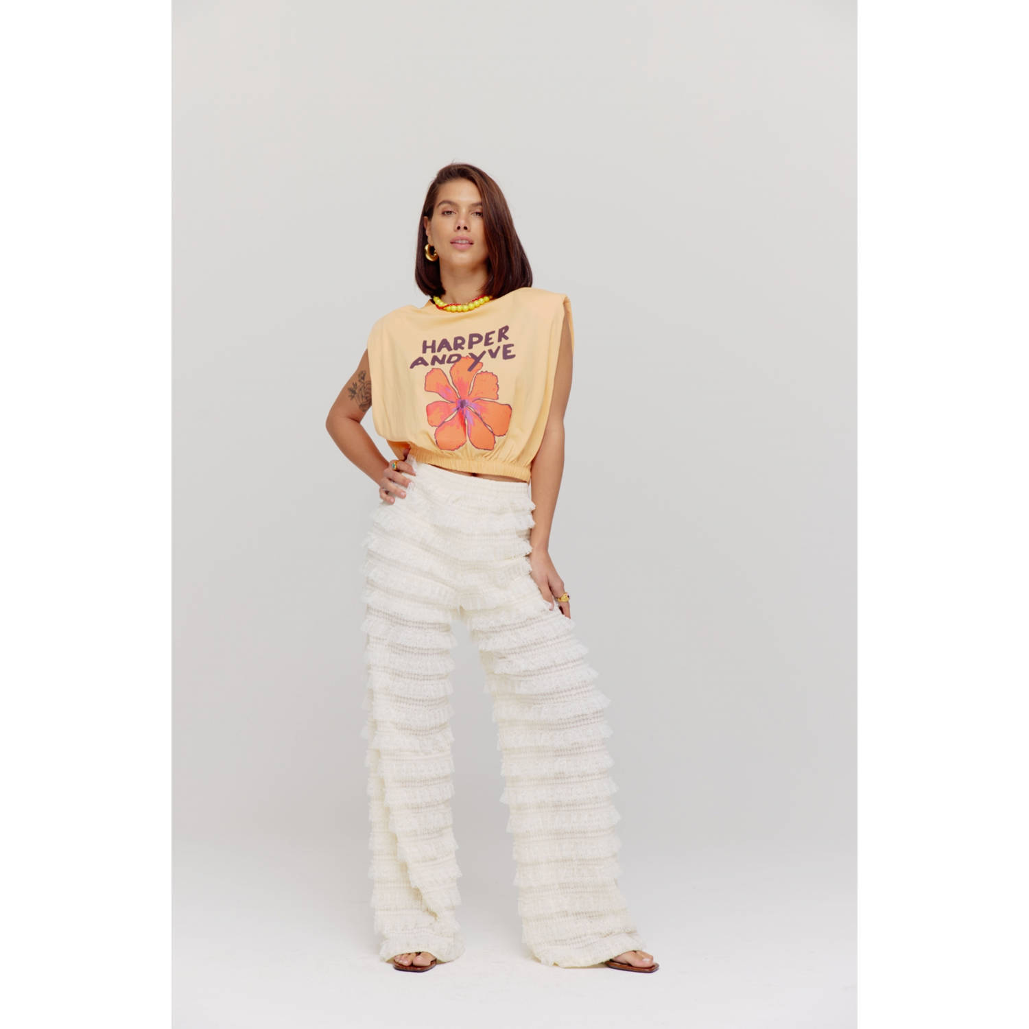 HARPER & YVE top oranje