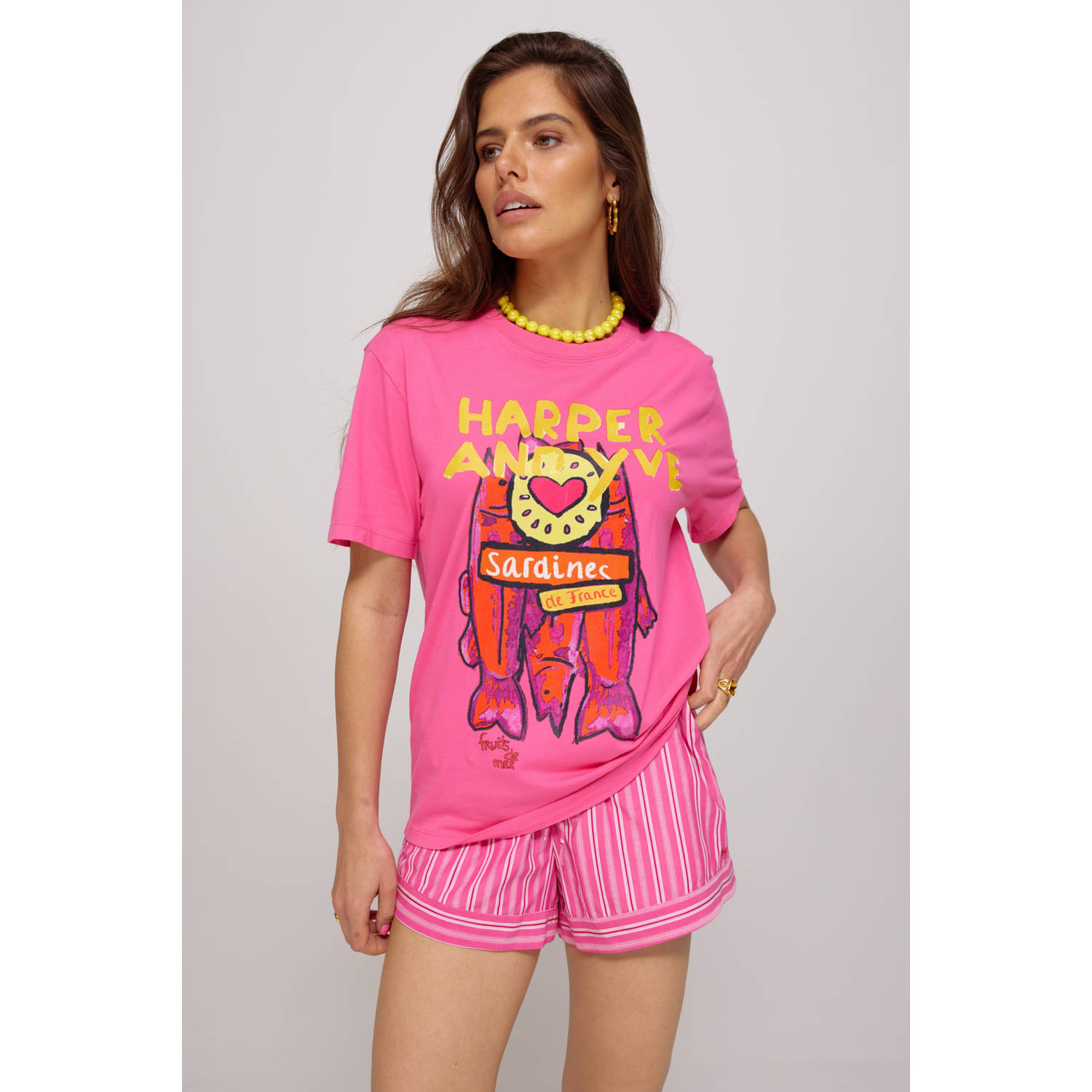 HARPER & YVE T-shirt roze
