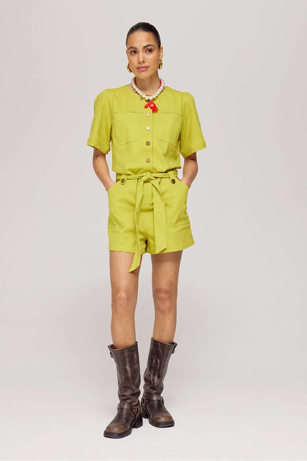 HARPER & YVE playsuit limegroen