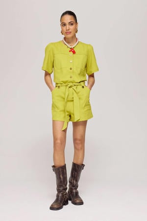 playsuit limegroen