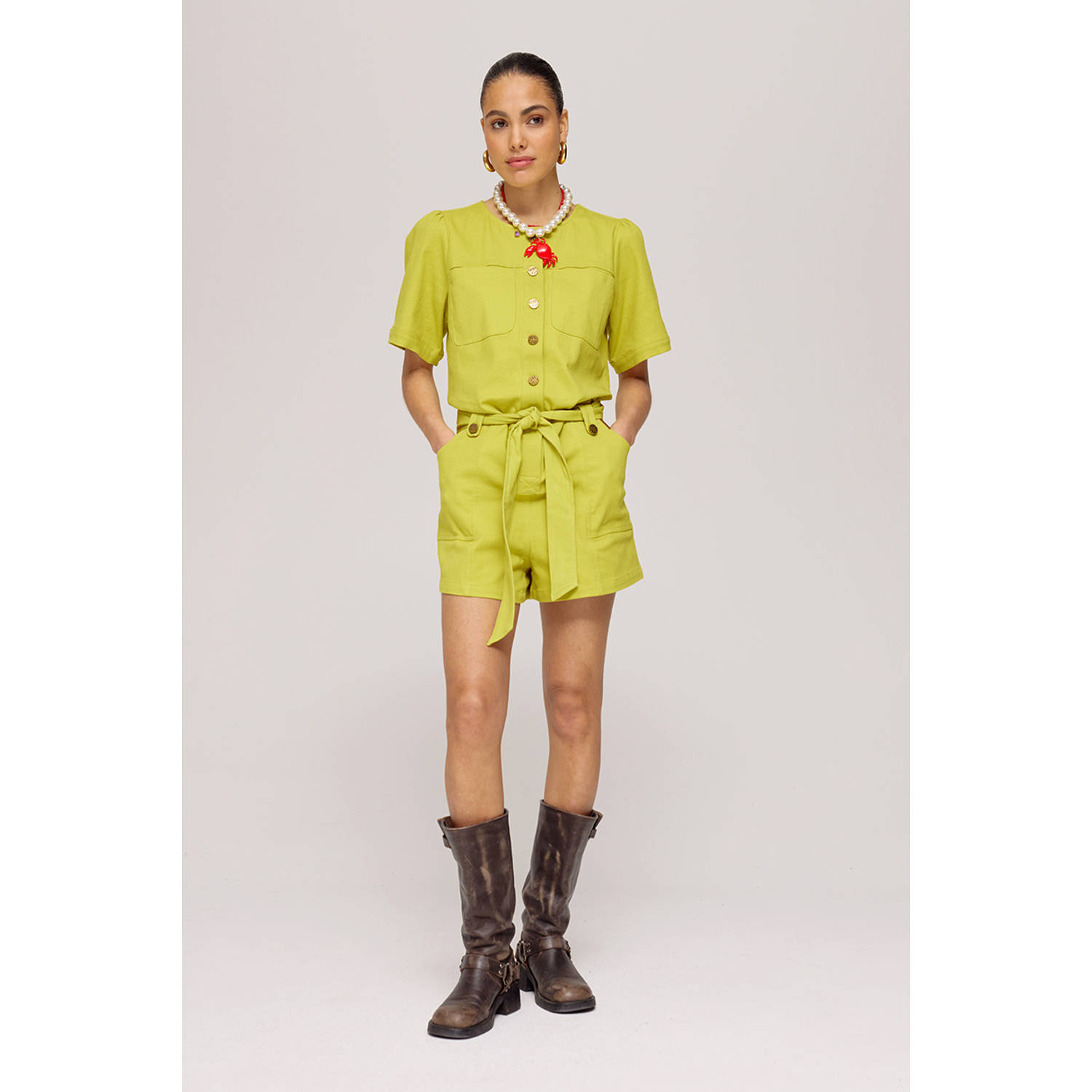 HARPER & YVE playsuit limegroen