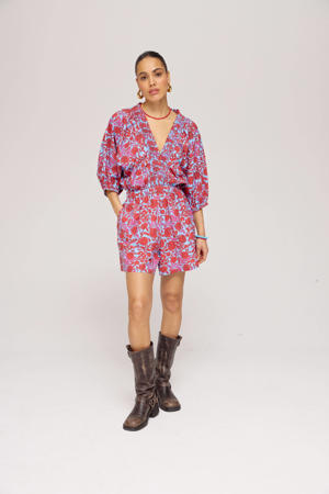 blauw playsuit