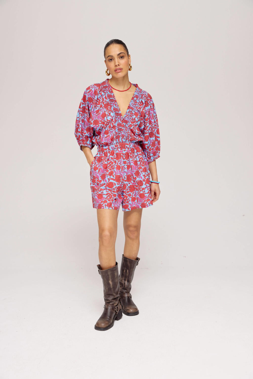 HARPER & YVE blauw playsuit