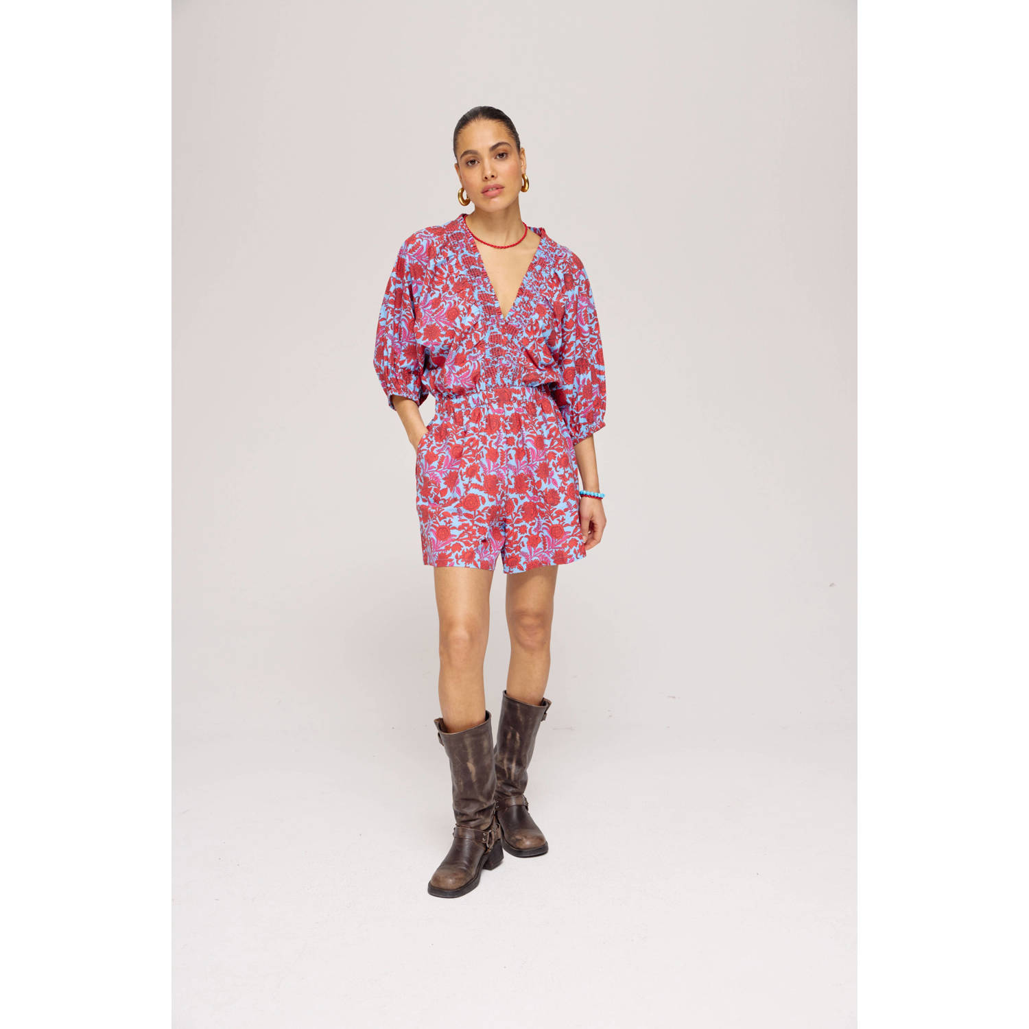 HARPER & YVE blauw playsuit