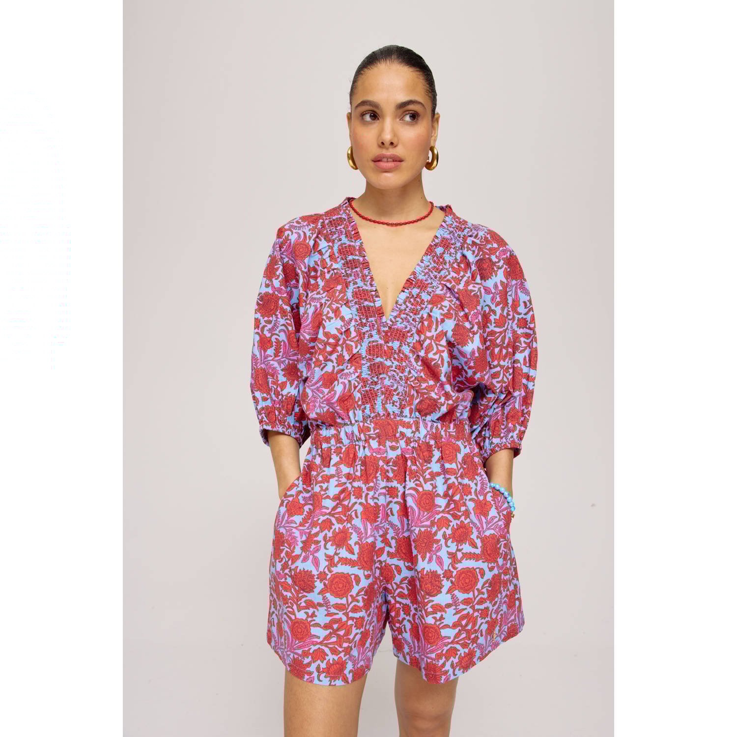 HARPER & YVE blauw playsuit