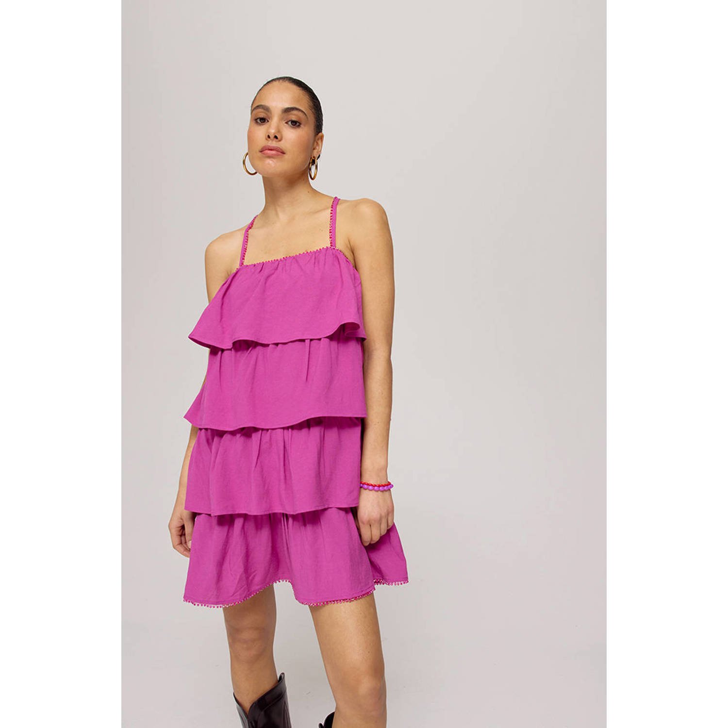 HARPER & YVE korte jurk paars
