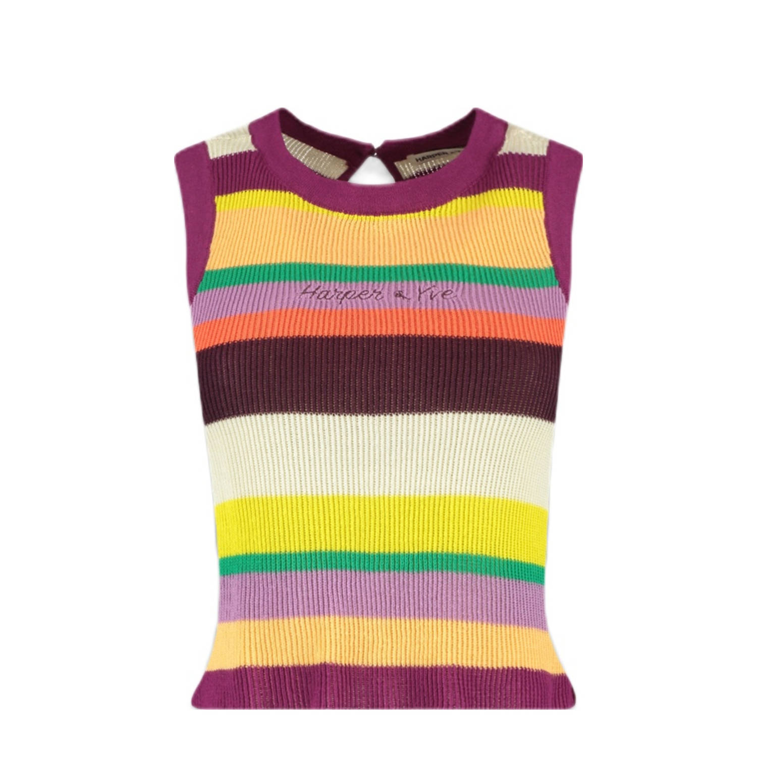HARPER & YVE top multi rib gebreid