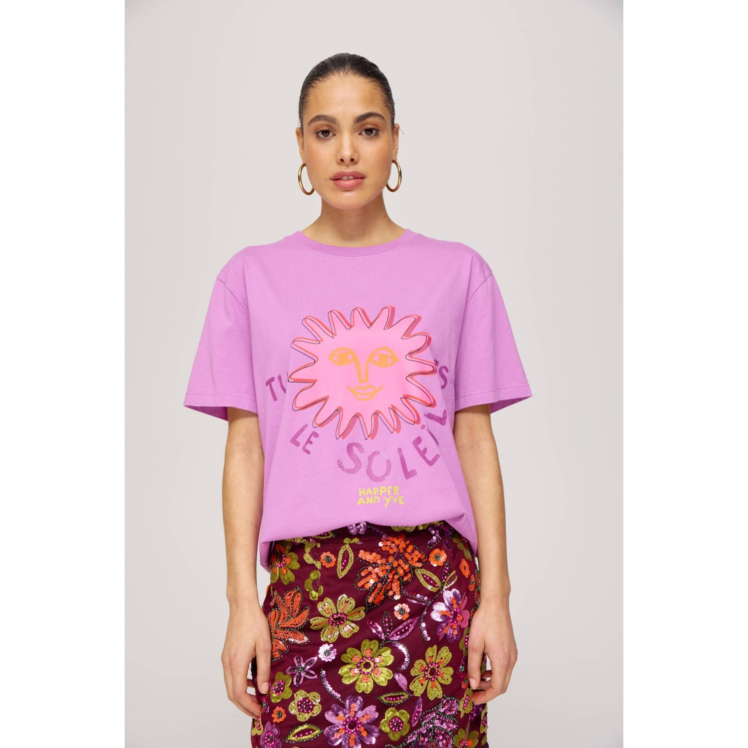 HARPER & YVE Dames Tops & T-shirts Lesoleil-ss Paars