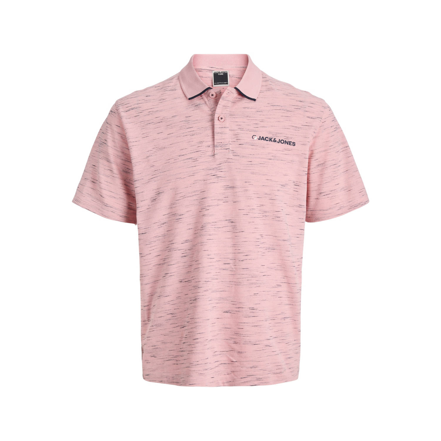 JACK & JONES PLUS SIZE regular polo roze