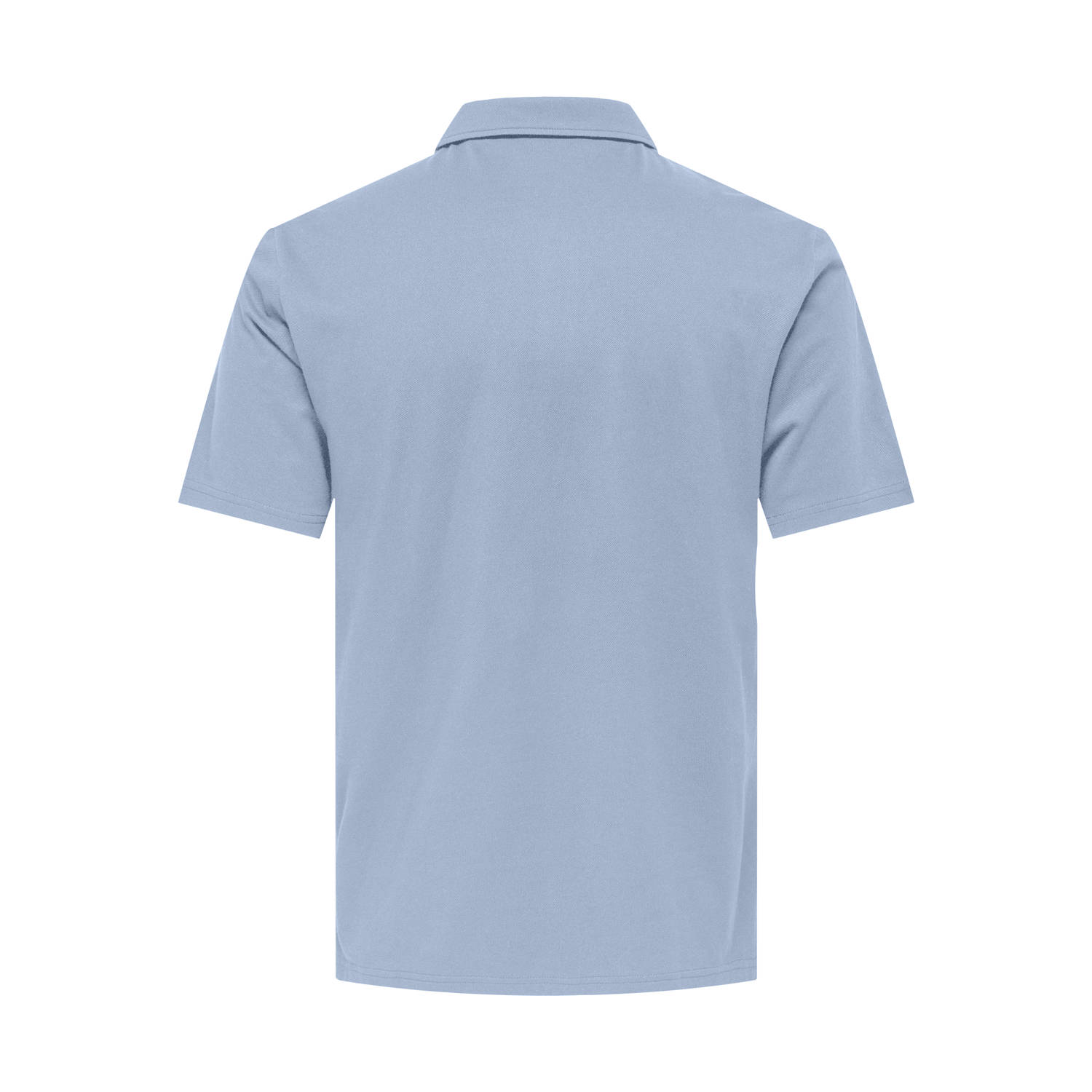 ONLY & SONS regular polo lichtblauw