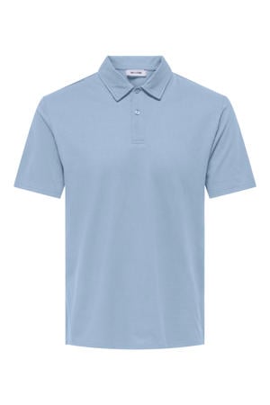 regular polo lichtblauw