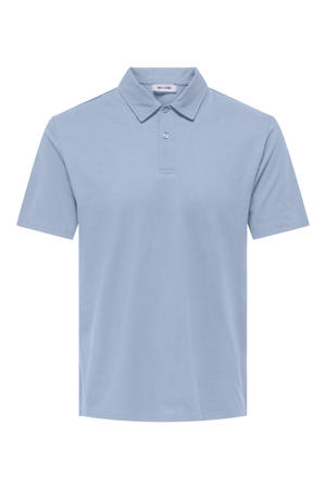 regular polo lichtblauw