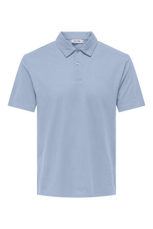 regular polo lichtblauw