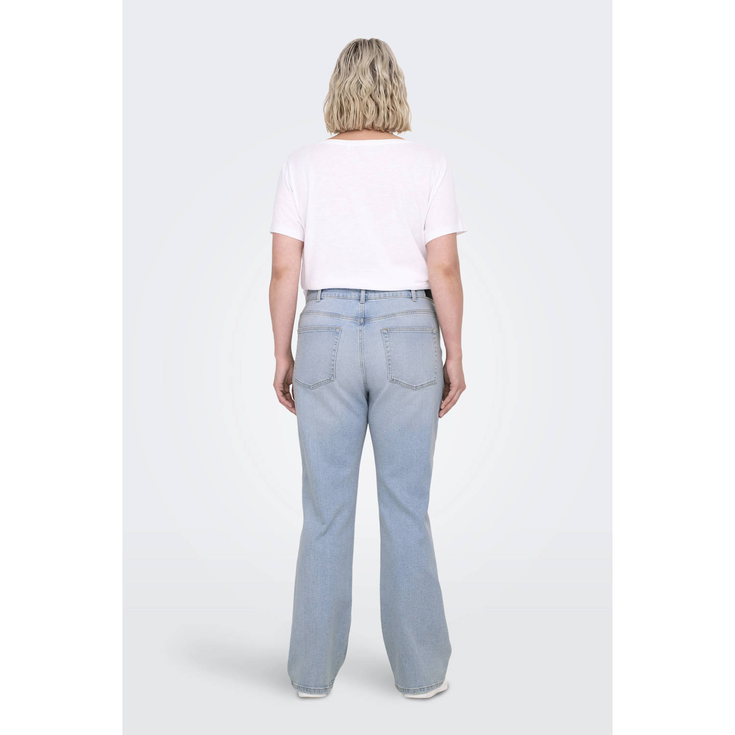 ONLY CARMAKOMA bootcut jeans light blue denim