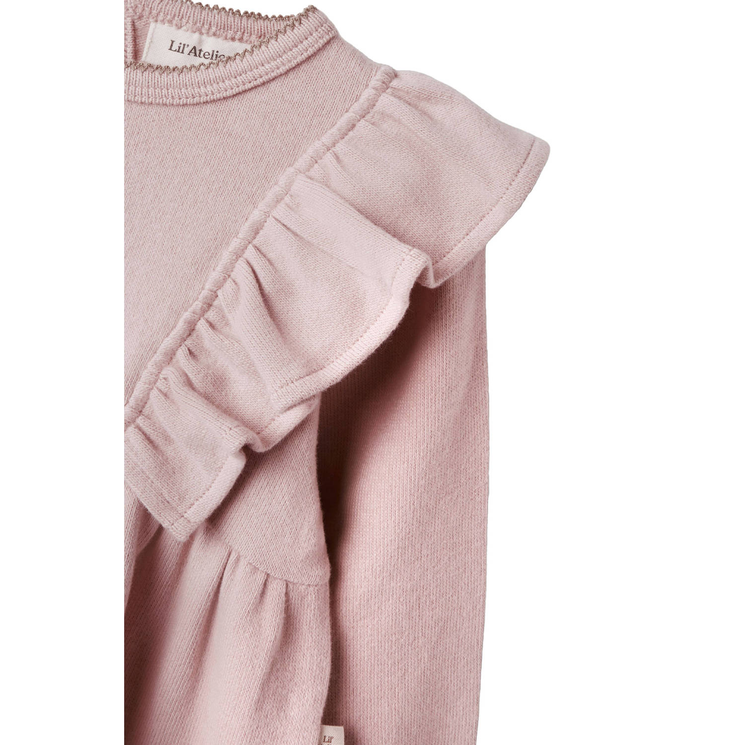 LIL' ATELIER MINI korte jurk lichtroze